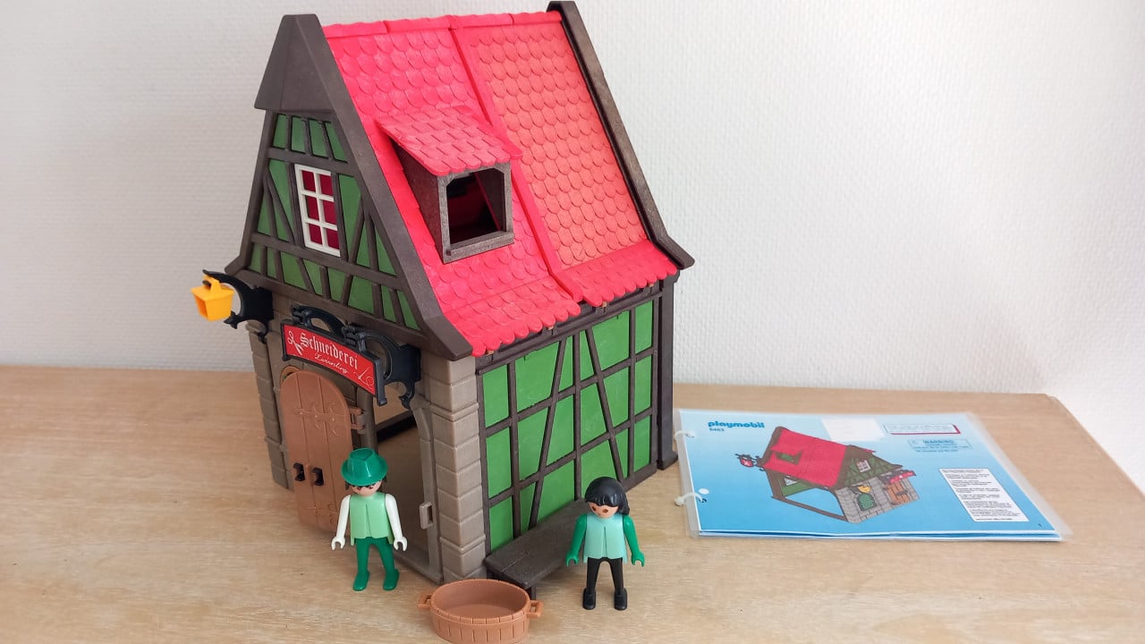 Playmobil kleermakershuis setnr 6463