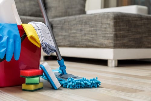 Schoonmaken en schilderen