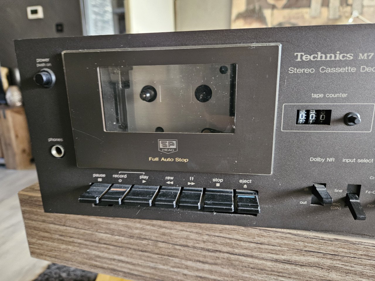 Vintage jaren 70 Technics  RS M7 cassettedeck...