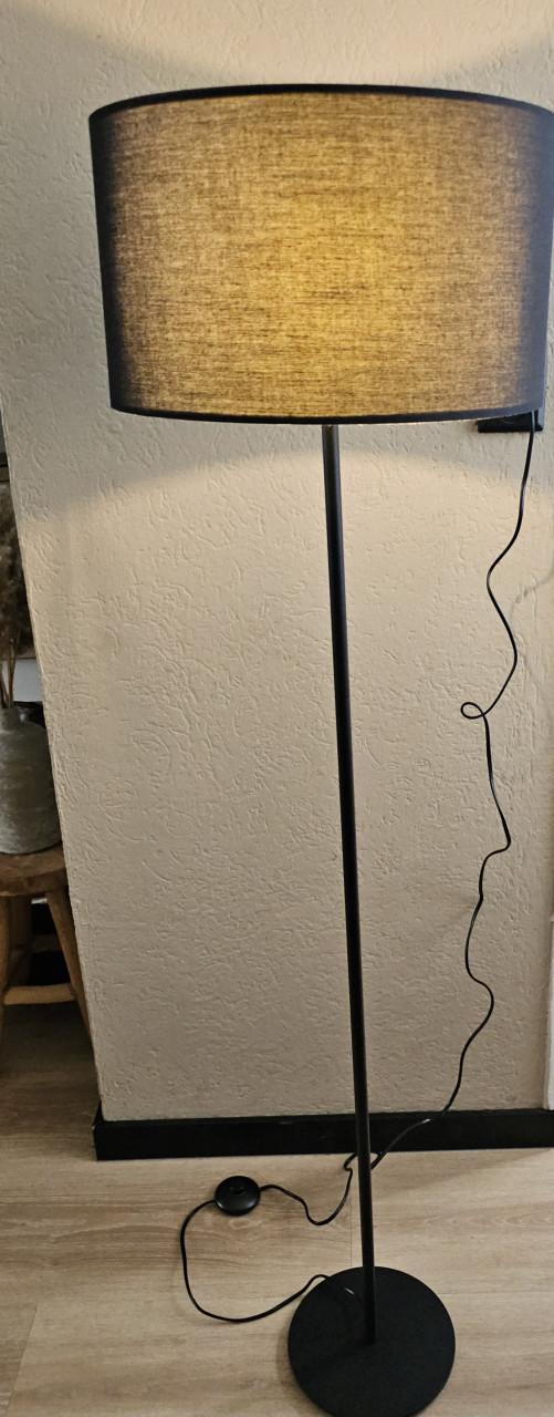 Vloerlamp zwart nieuw