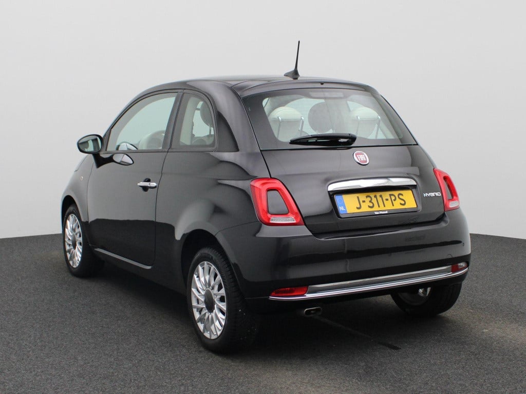 Fiat 500 1.0 hybrid lounge | lmv | parkeer sensoren | bluetooth | dab | air