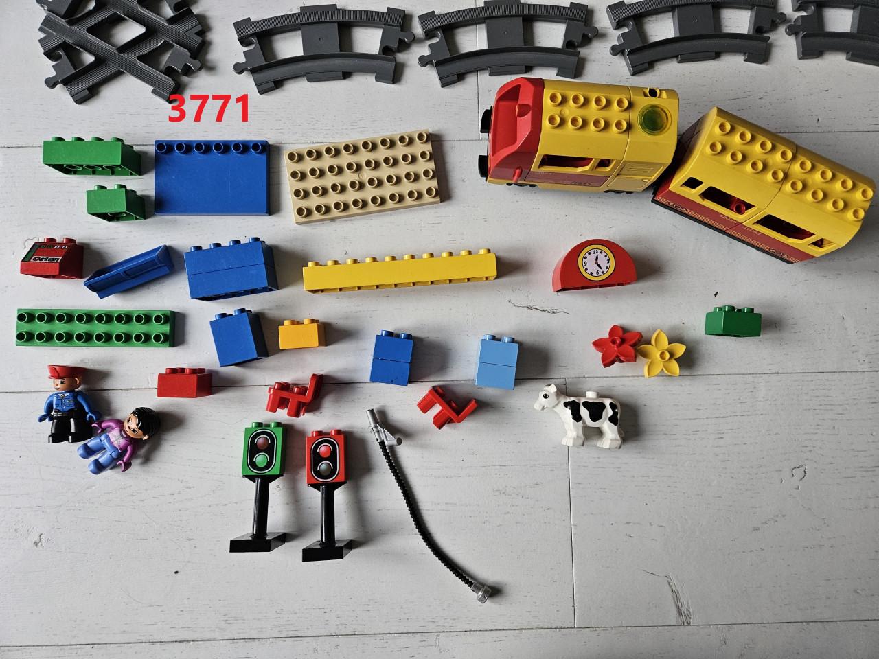 Grote hoeveelheid Duplo trein, 3 sets bij elkaar