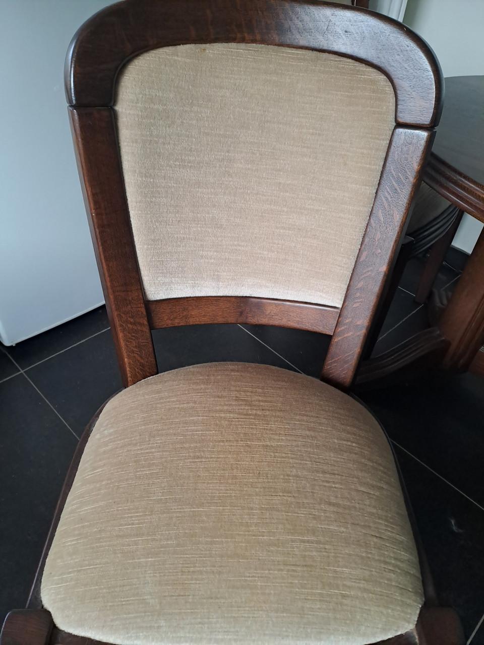 Eiken Eethoek met 4 stoelen