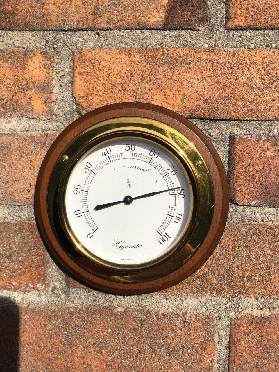 Vintage Hygrometer made in Germany.