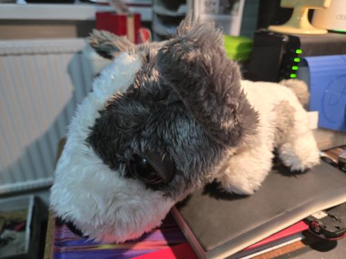 Pluche hond, 27cm, Vintage, 2000, Artlist, The Dog Collection