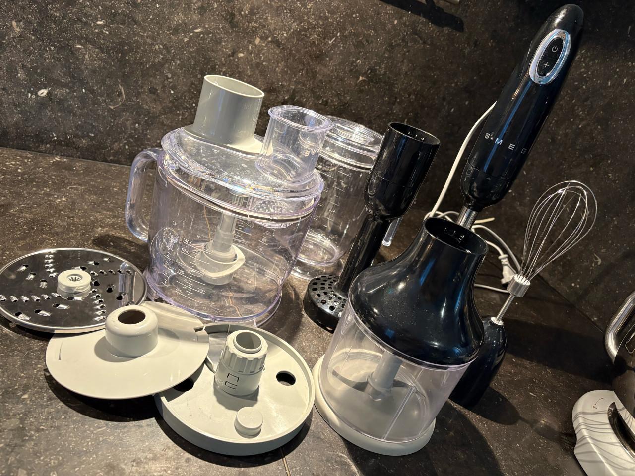 Smeg keukenmachine staafmixer set foodprocessor