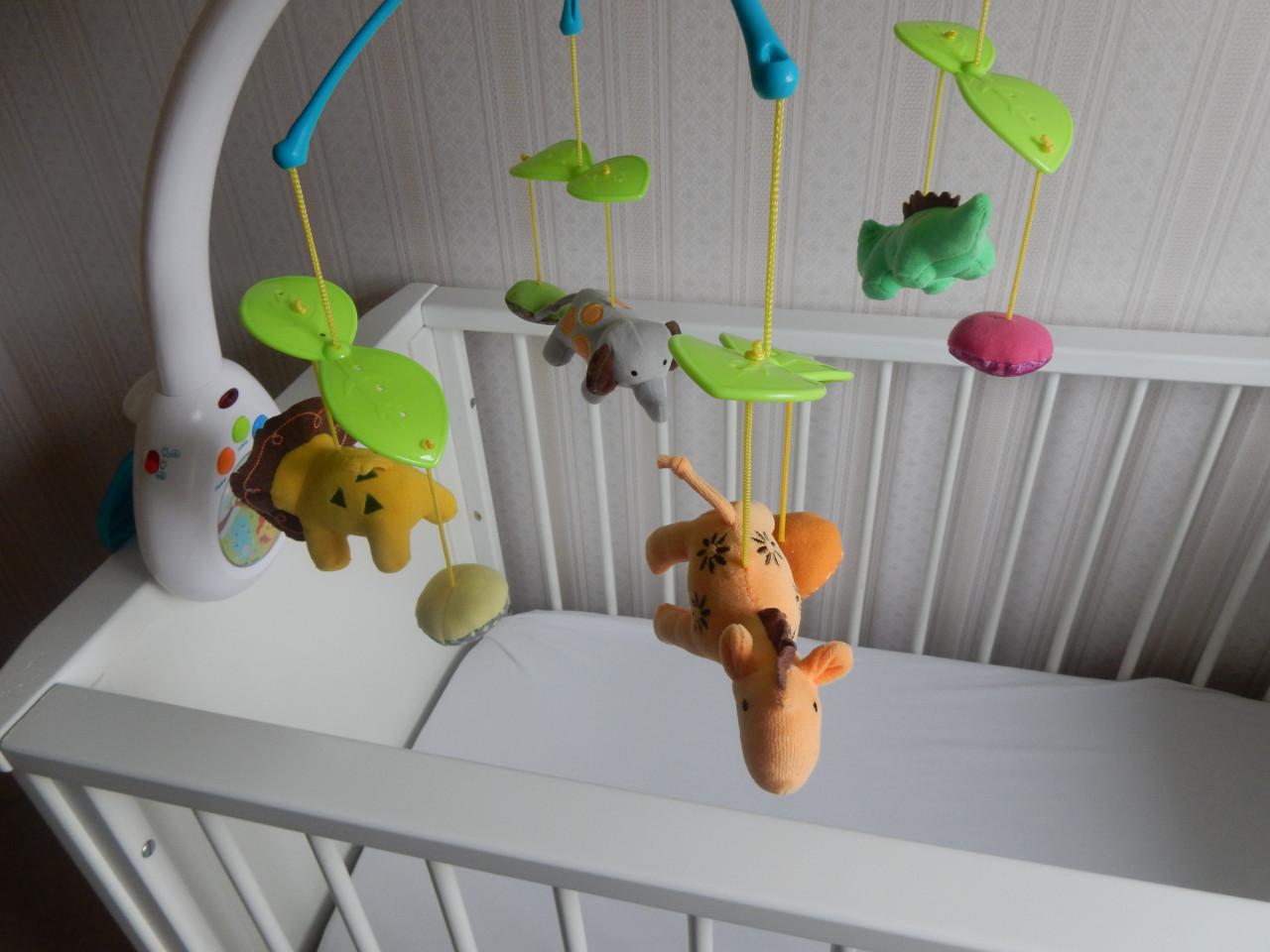 Mobile met muziek en licht