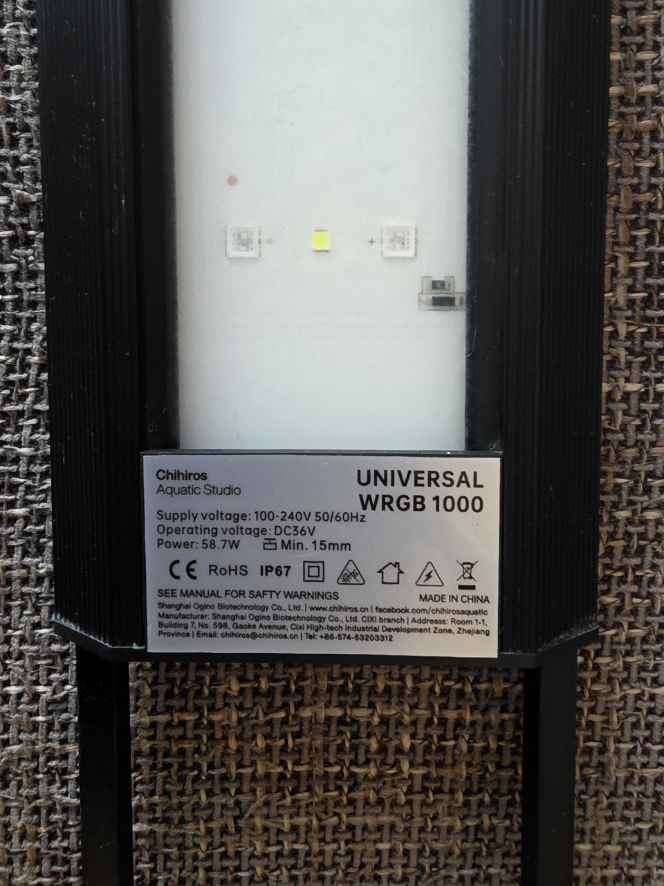 Chihiros Universal WRGB 1000 Aquarium LED verlichting