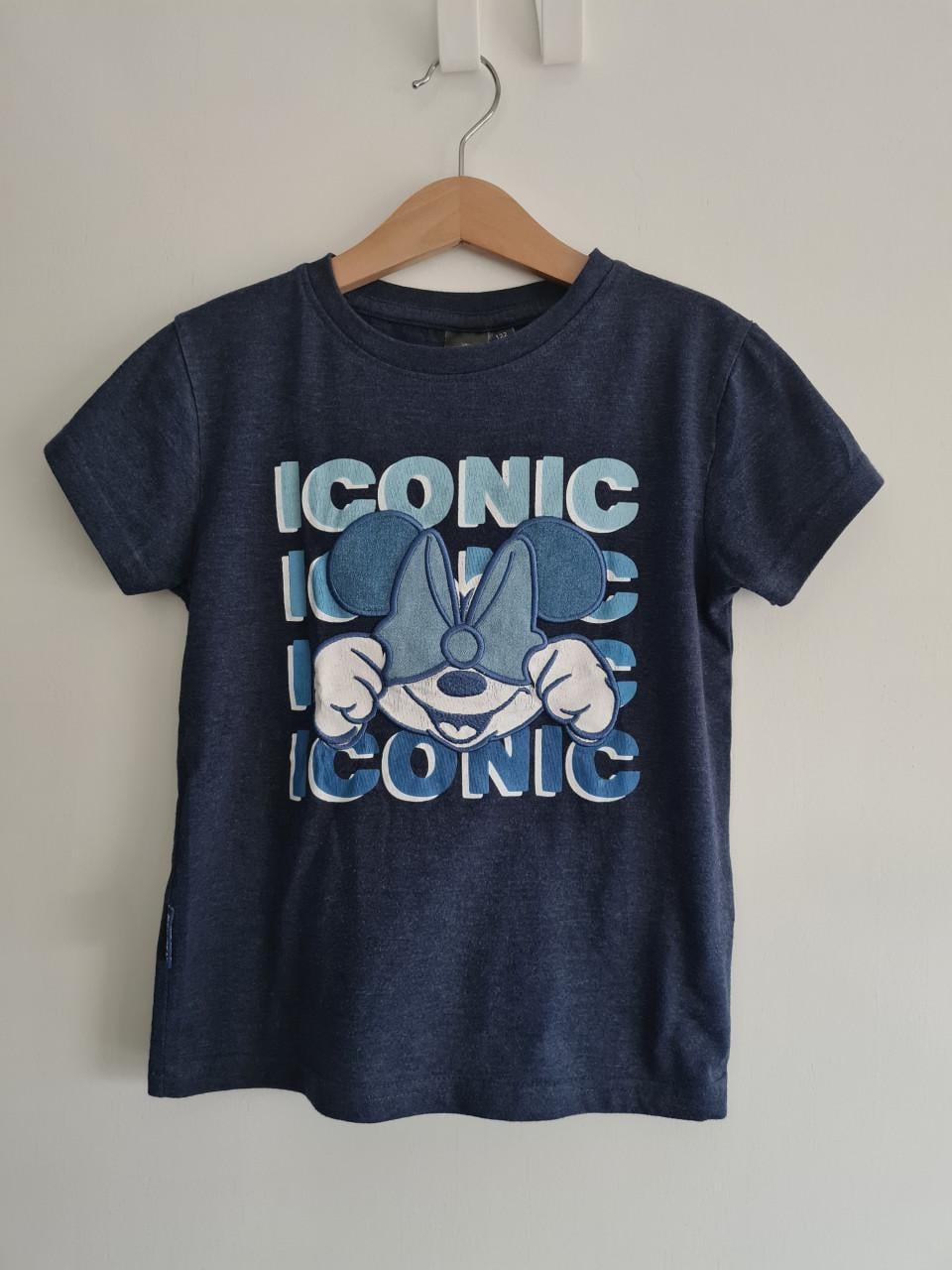 Disney Minnie Mouse donker blauw shirt Mt 122-128