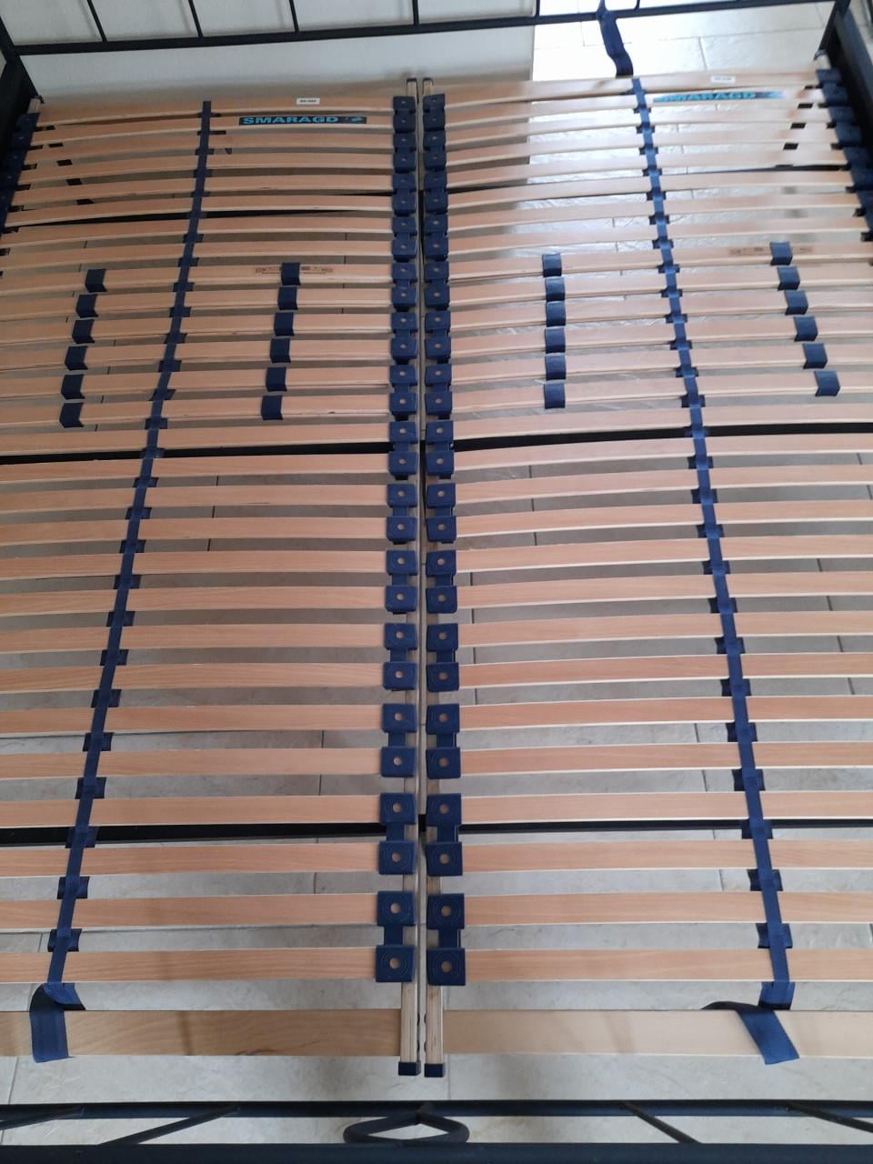 Metalen 2 Persoons bed 180 x 200 ( in goede staat)