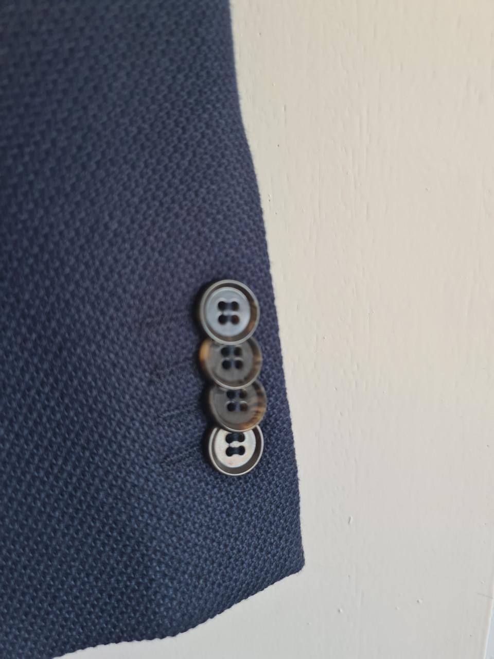 Nieuwe, donker blauwe ongedragen Jack & Jones blazer in maat 52.