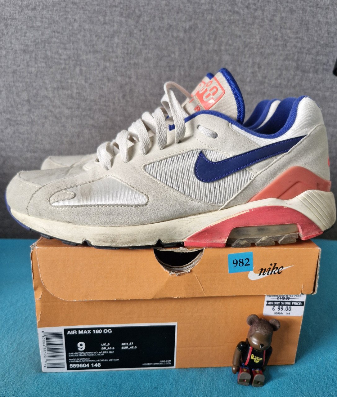 Nike Air 180's uit 2012 maat 42.5