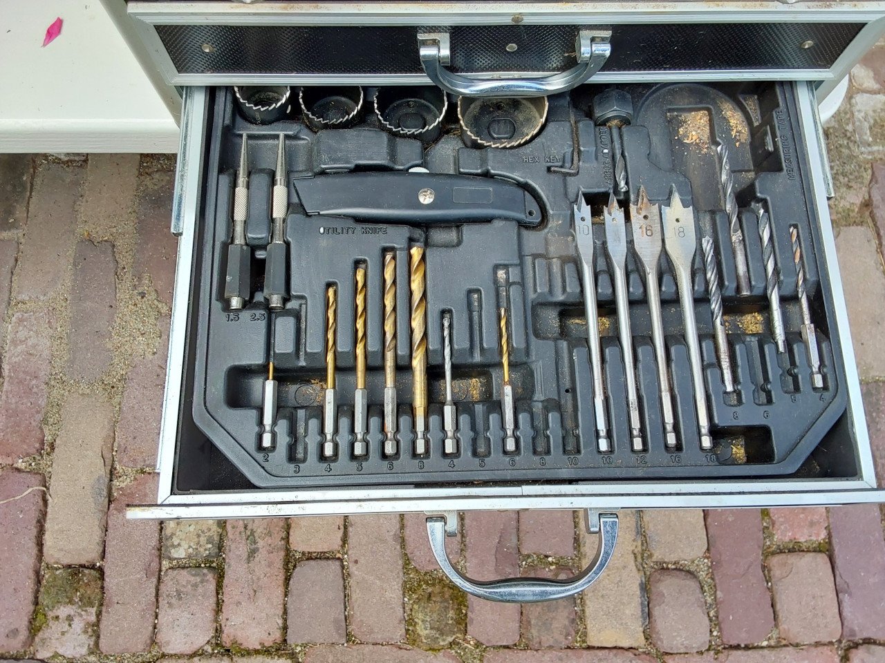 Makita accu boormachine, complete set