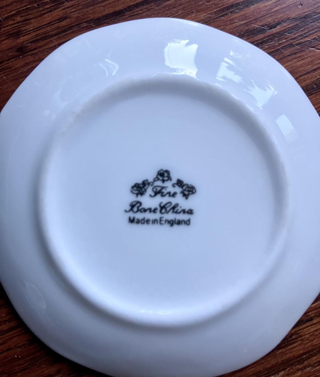 Fine bone china decoratieve bordjes