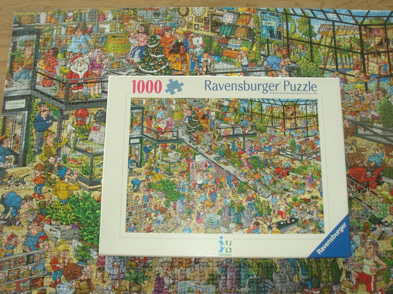 Te koop Complete Ray"s Comic Puzzel Intratuin Duiven 1000 stukjes