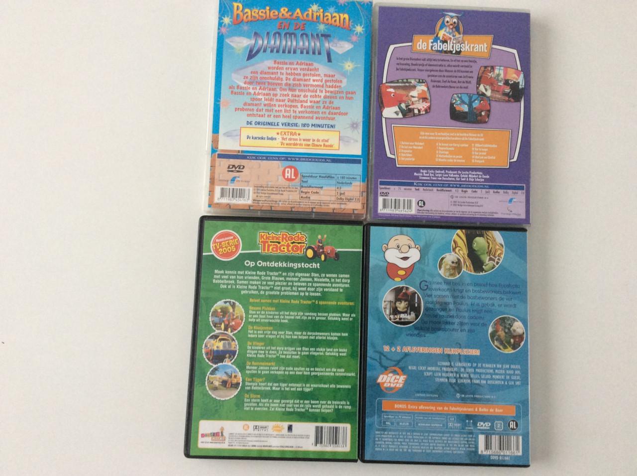 Veel verschillende DVD’s.