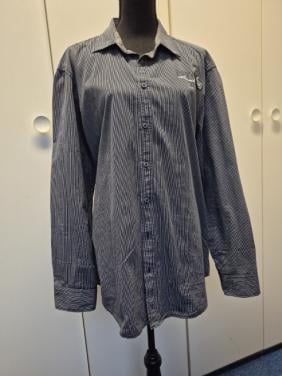 Overhemd heren fijn gestreept maat 43/44