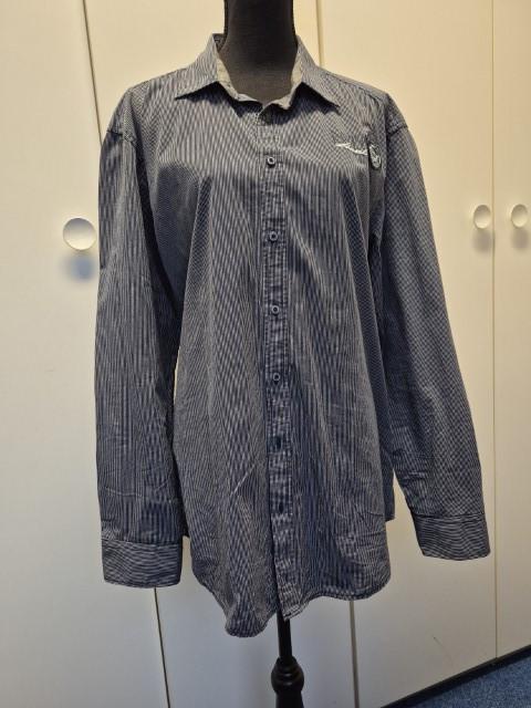 Overhemd heren fijn gestreept maat 43/44