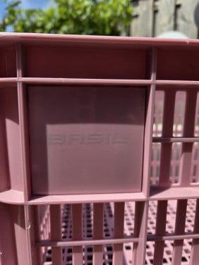 Basil fietsmand (roze)