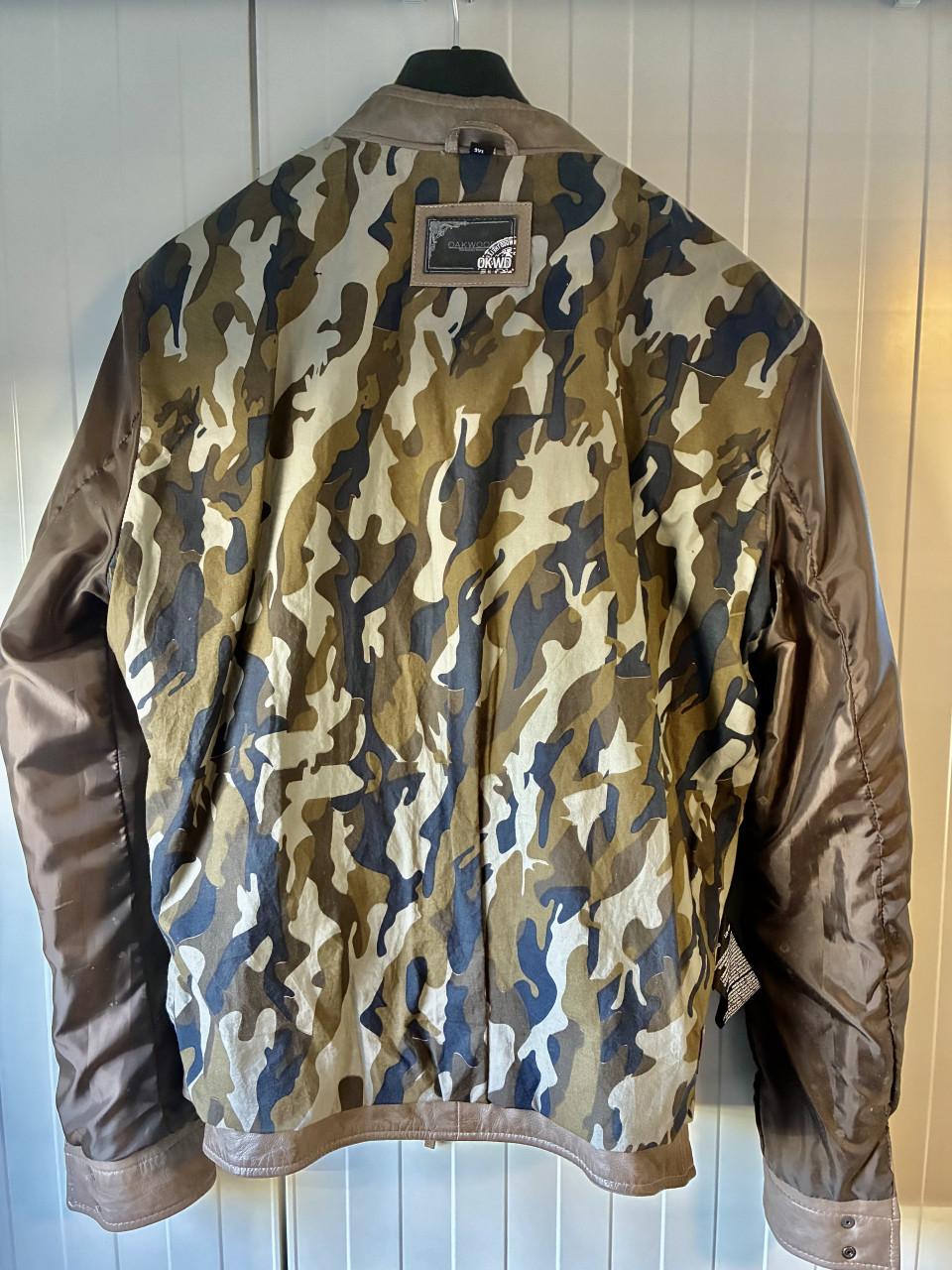 Stoer leren jack (Oakwood)