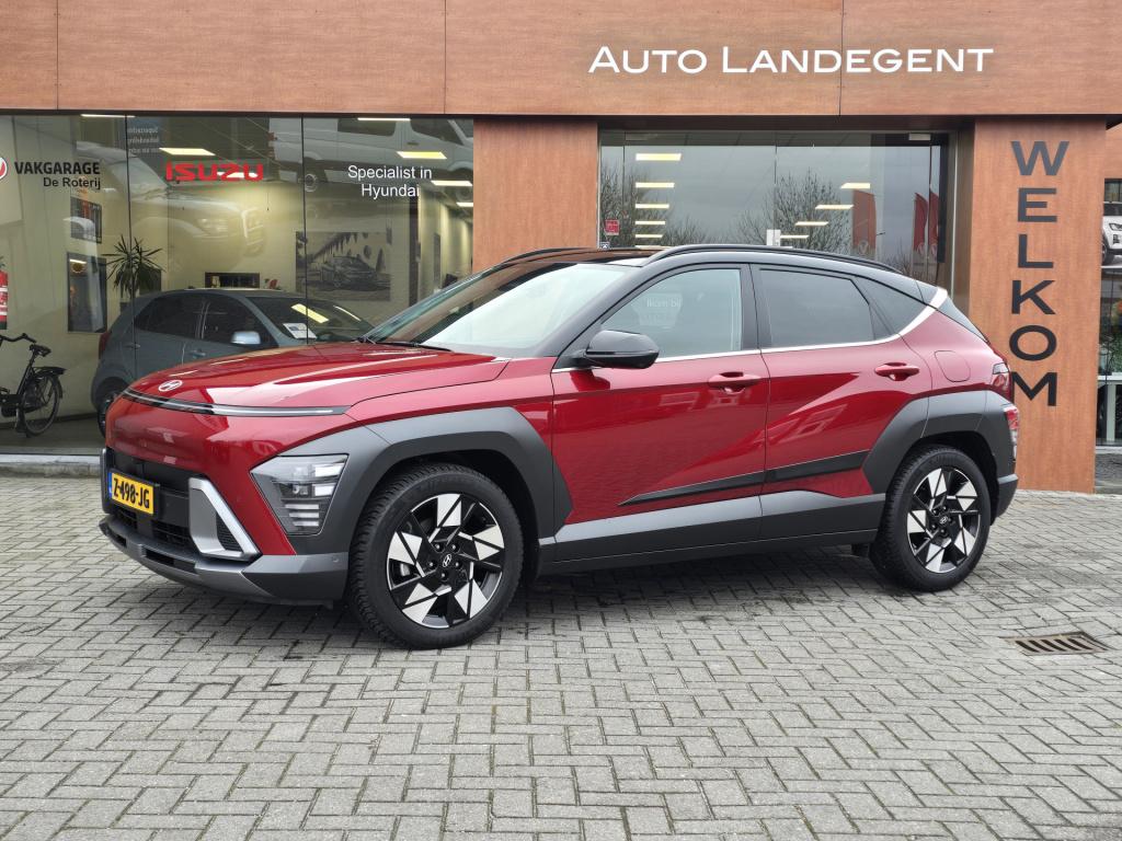 Hyundai Kona 1.6 gdi hev premium | camera | carplay | trekhaak | stoel/ stu