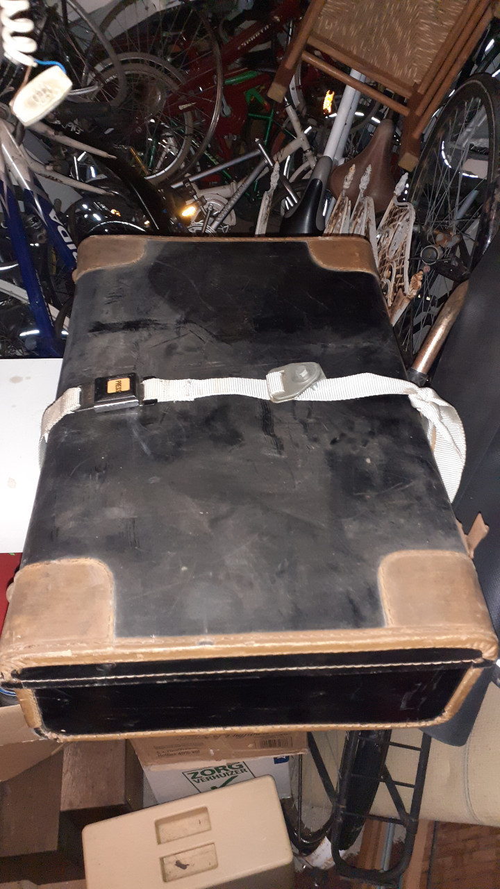 Koffer zachte , blauw met inhoud rugzak + tas + kleine tas