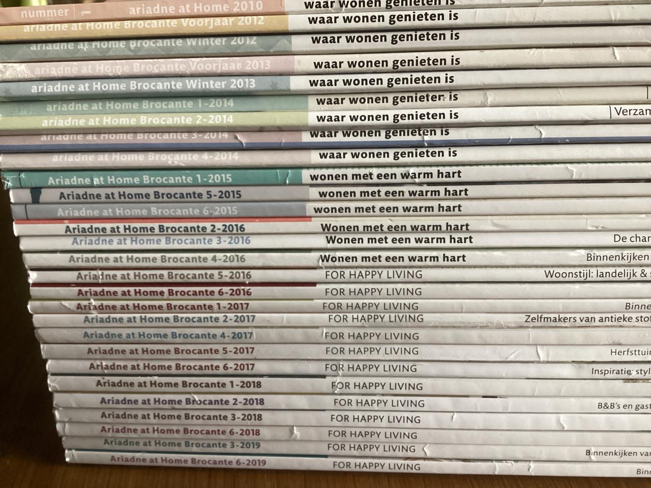 Stapel Ariadne at Home.  Brocante diverse nrs. 2010 - 2019