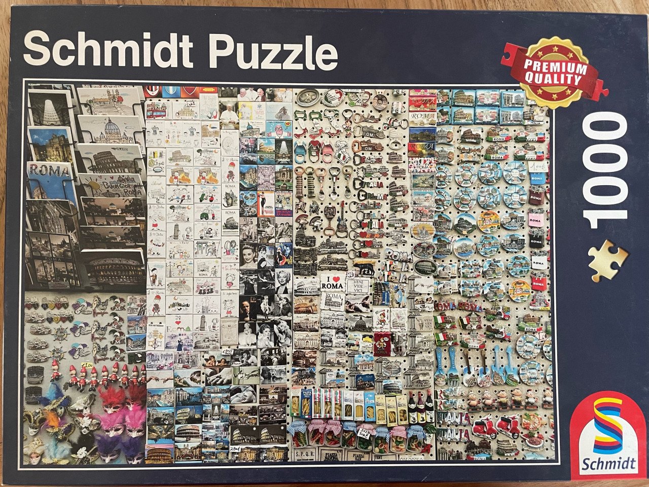 Puzzels 1000 stukjes. in 1 koop.