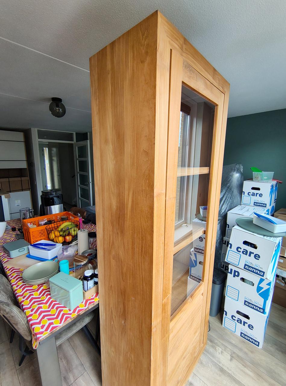 Teak houten kast