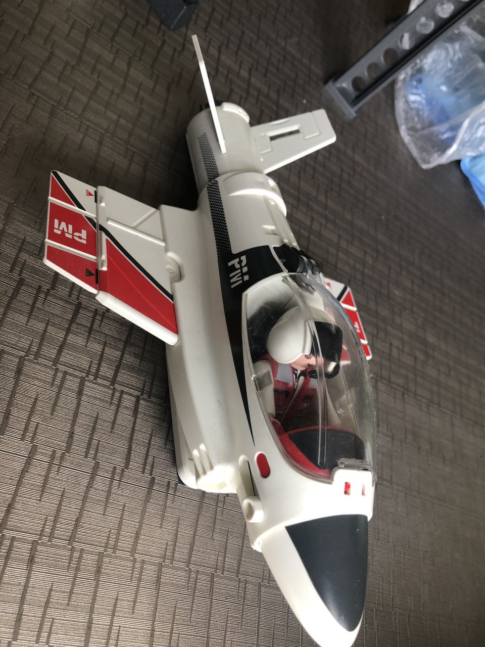Playmobil politiebureau en straaljager
