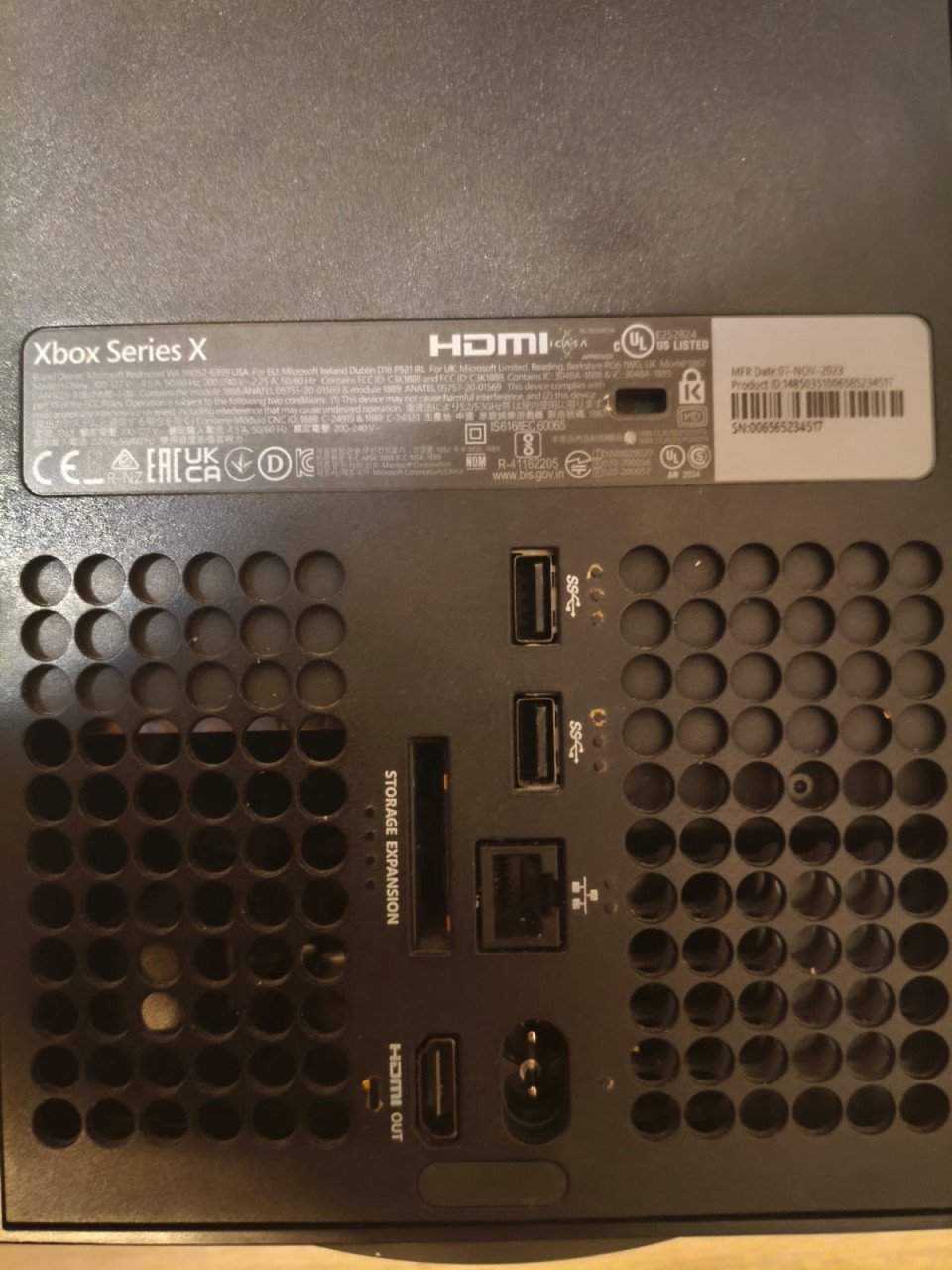 Xbox Seriex X 1TB Black