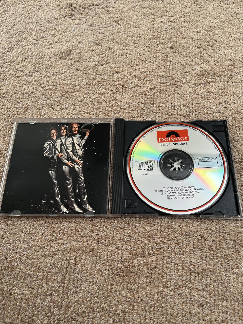 Cd- Cream, titel Goodbye