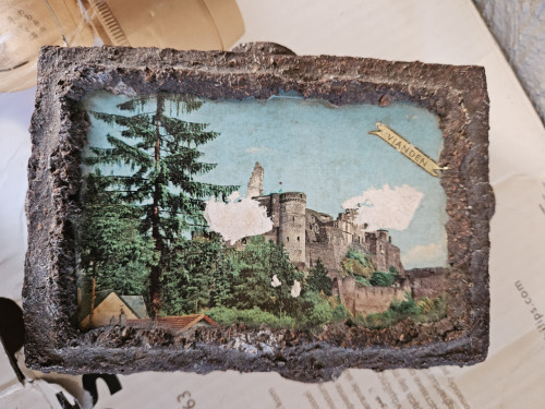 Vintage muziekdoosje uit zwitserland, handmatig opwinden...