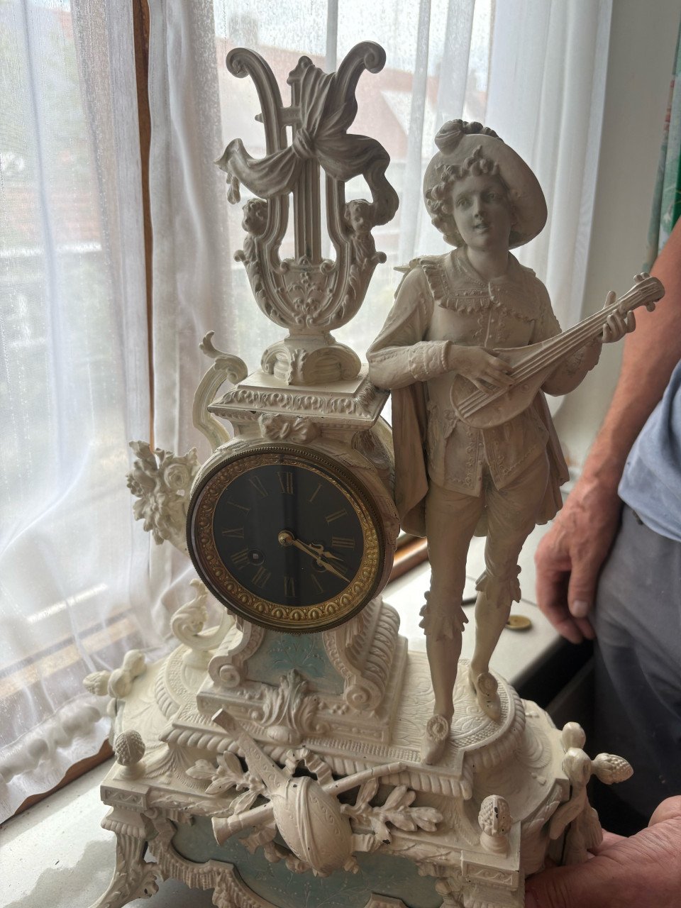 Vintage pendule,  of schoorsteenklok.