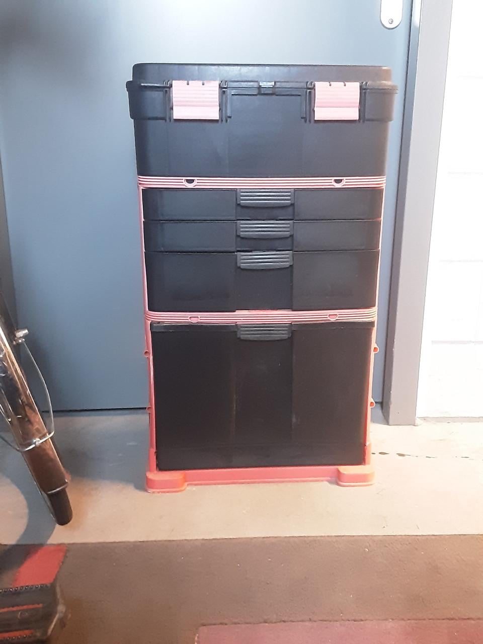 Gereedschapkastje, verrijdbaar