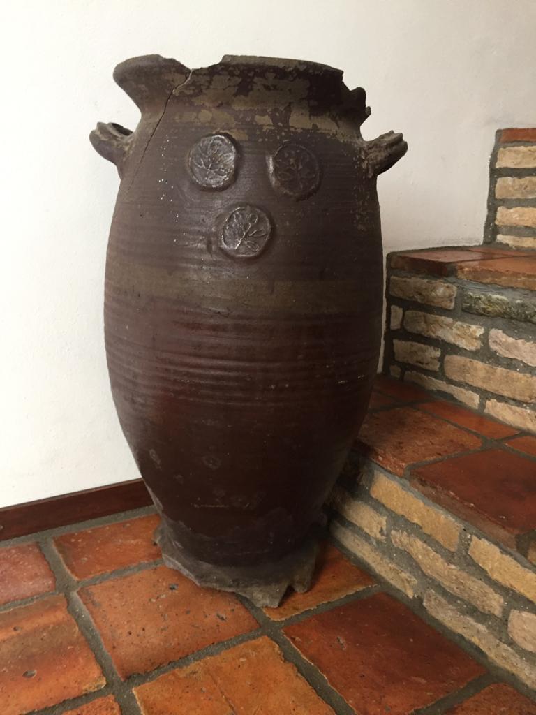 Te koop; antieke pot keulse pot aardewerk vintage