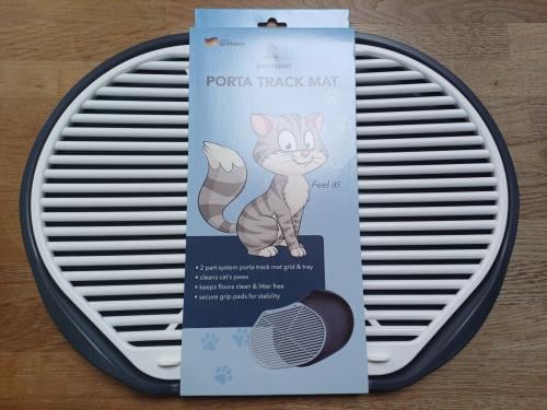 Porta Track Mat - Kattenbakmat met opvangbak - Uitloopmat kattenbak