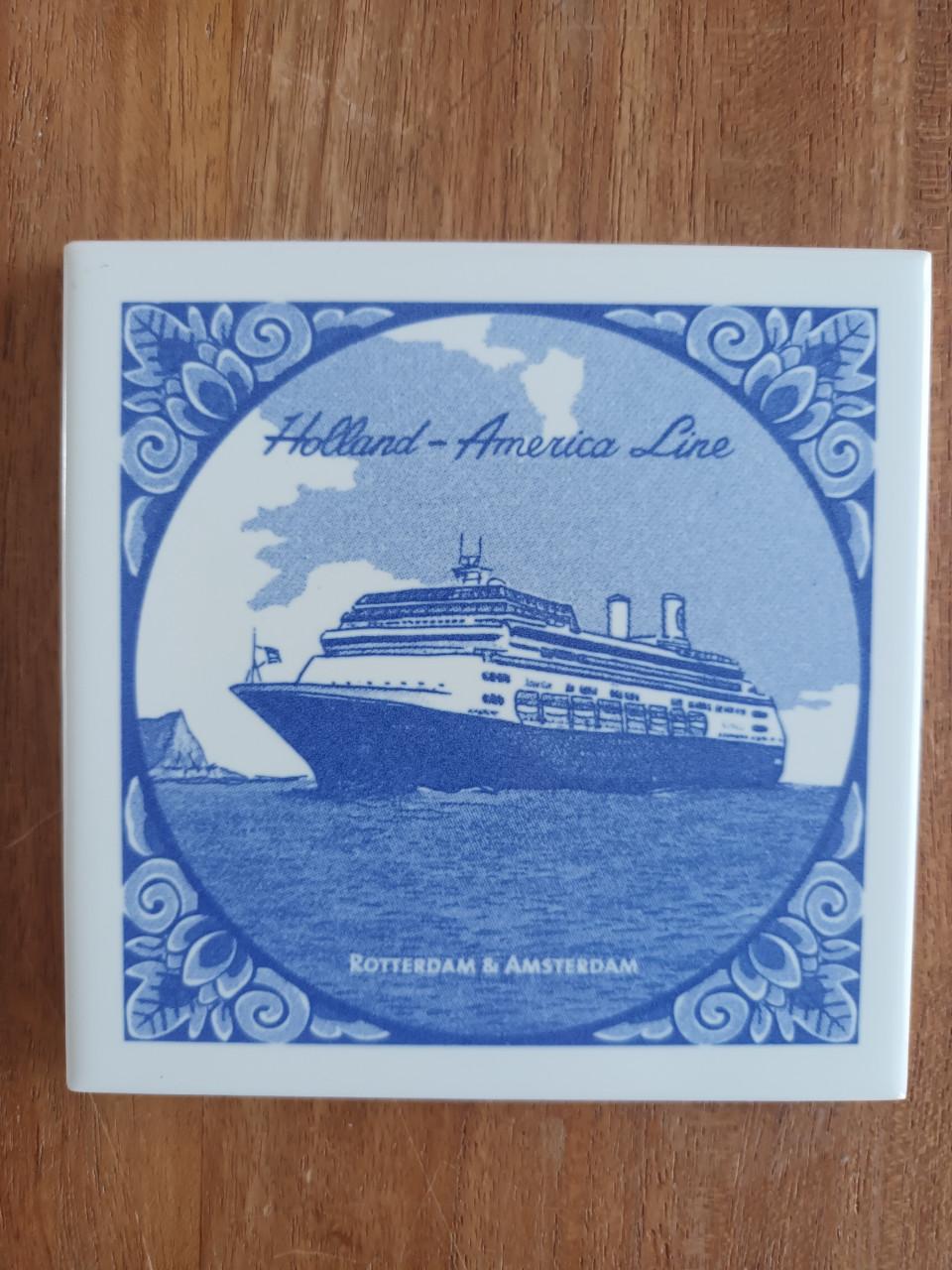 3 Tegeltjes Holland America Line