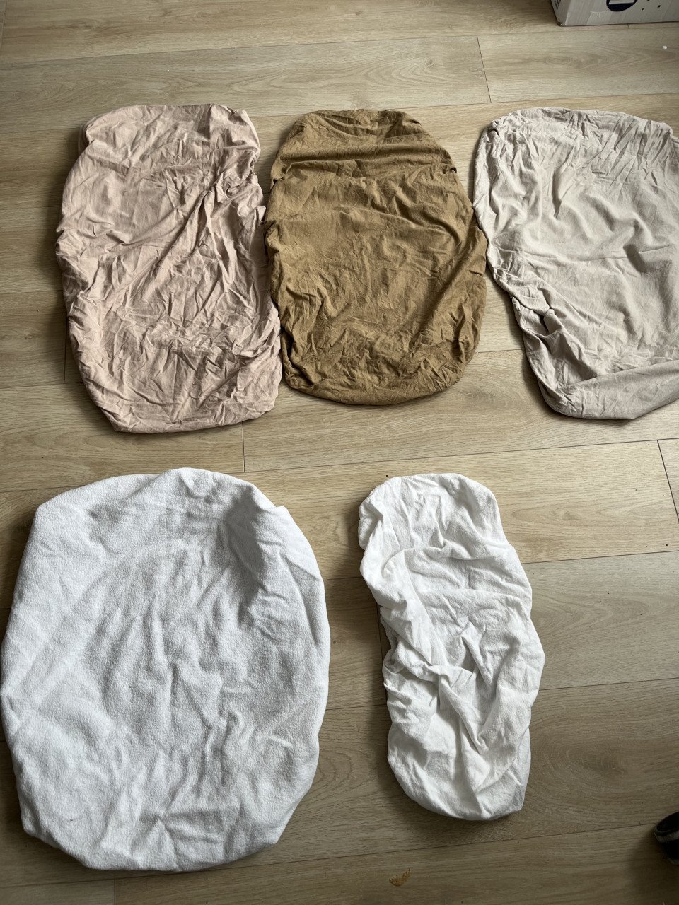 Hoeslakens en moltons voor wiegje of kinderwagen