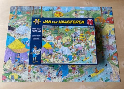 Jan van Haasteren puzzel | Kamperen in het bos | 1000 st.