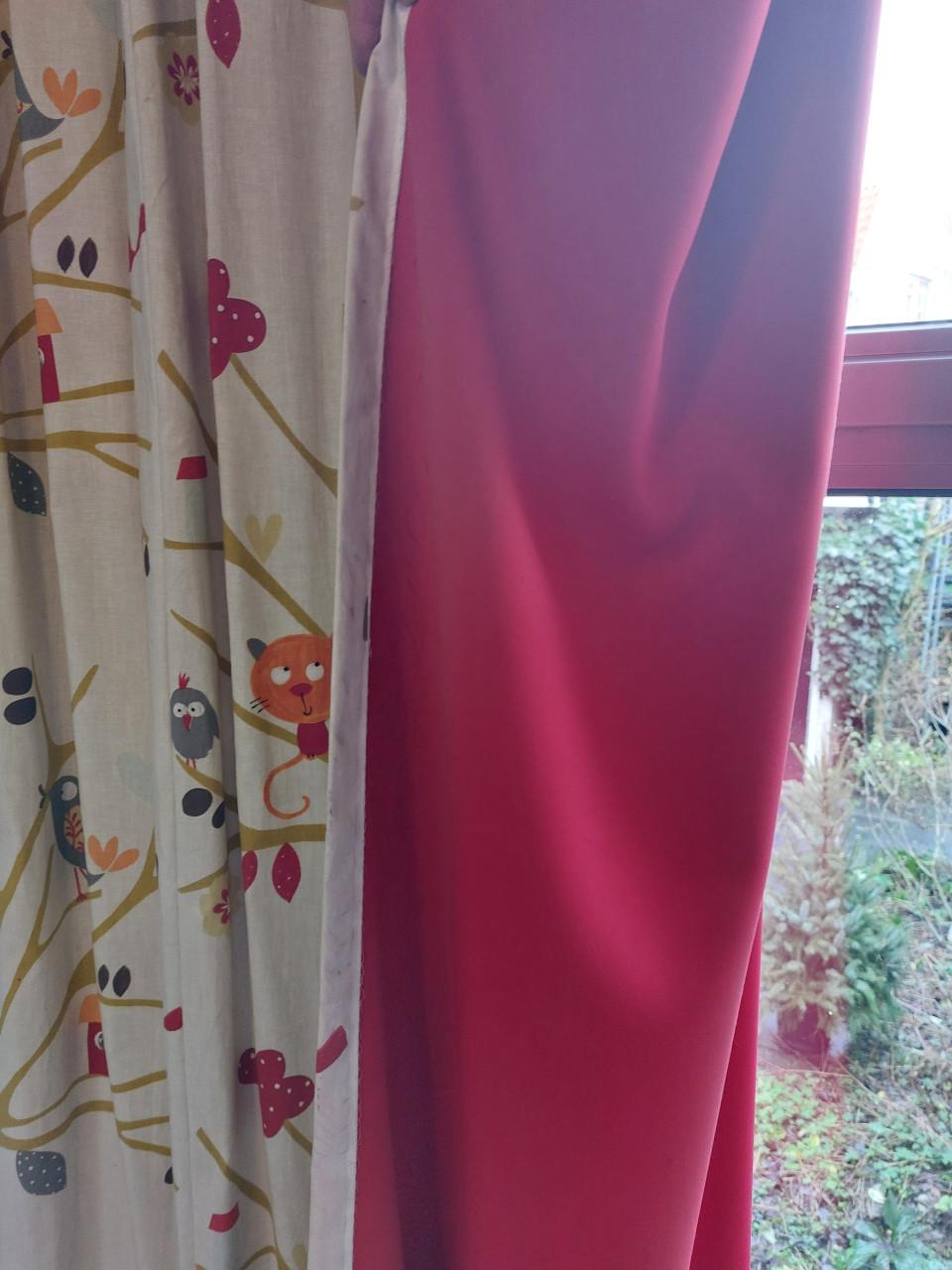 Gordijnen kinderkamer 2.00m breed x 2.40m hoog