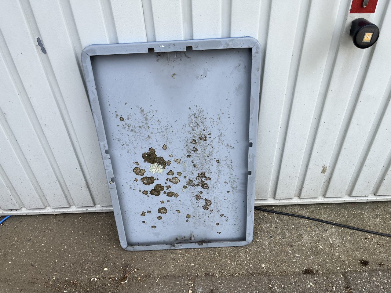 Bord "Vergunningshouders"
