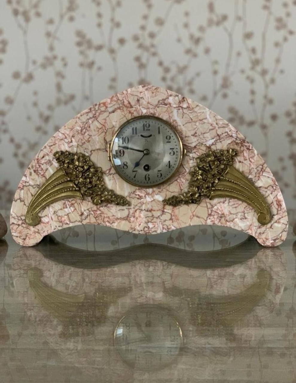 ✨Prachtige Sfeervolle Art Deco Pendule Set✨1920-1930✨