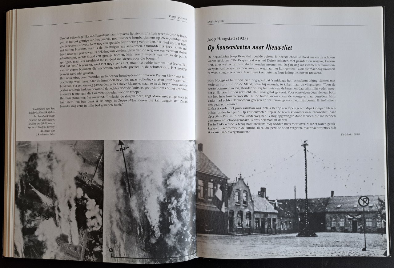 BRESKENS - Bressiaanders over de  2de WO - 11-9-1944  - Wilma Valk + Frans