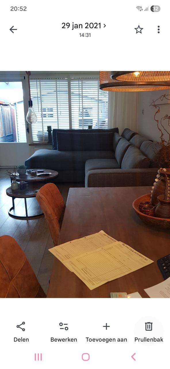 Nette hoekbank Sofie 3 zits + loungegedeelte