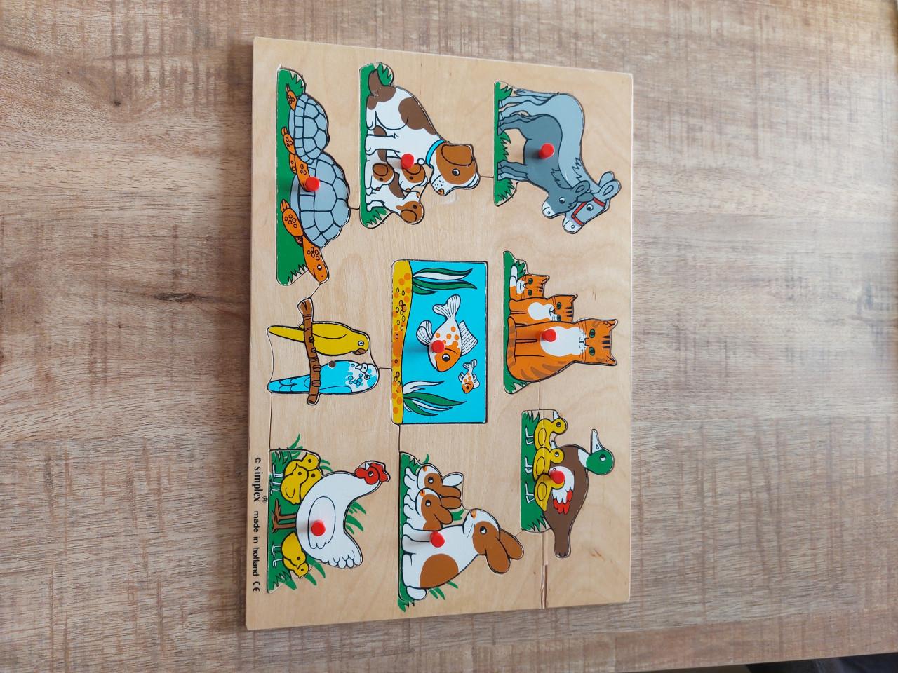 Houten puzzels