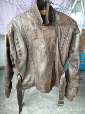 Leder jas