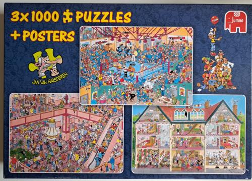 Doos met 3 JvH puzzels