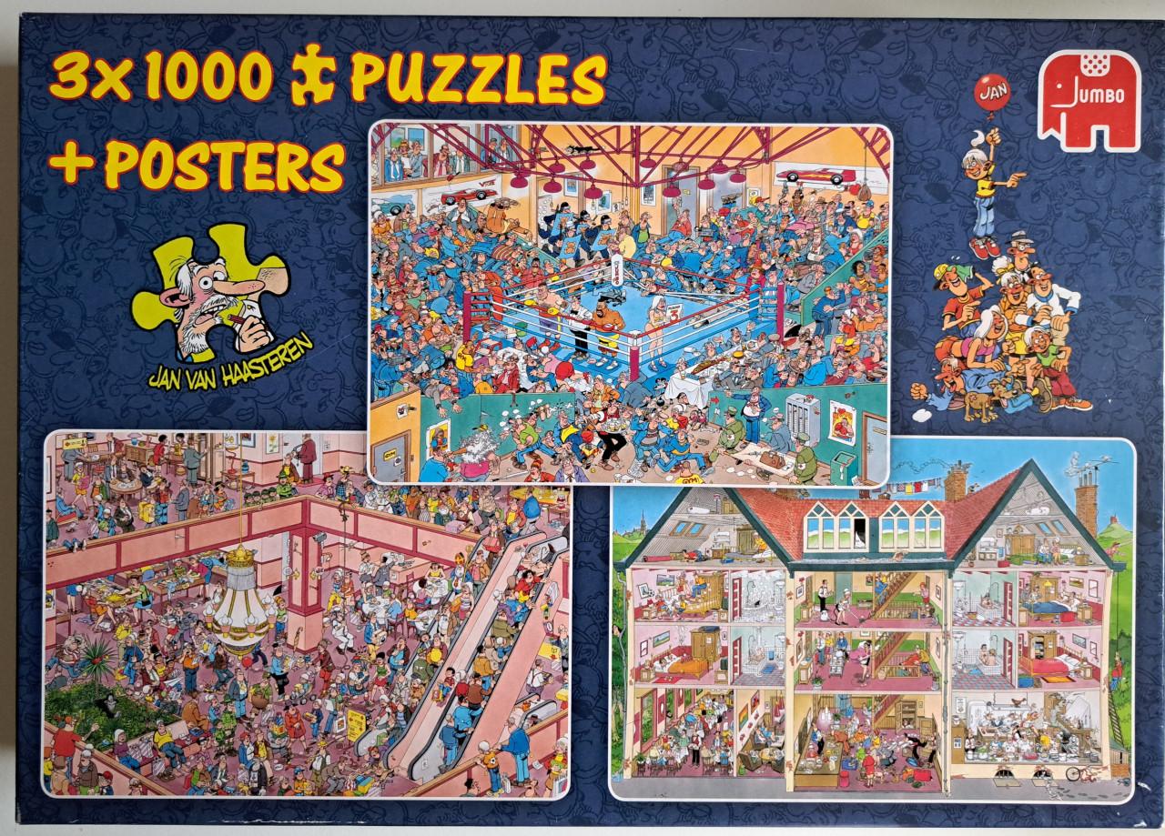 Doos met 3 JvH puzzels