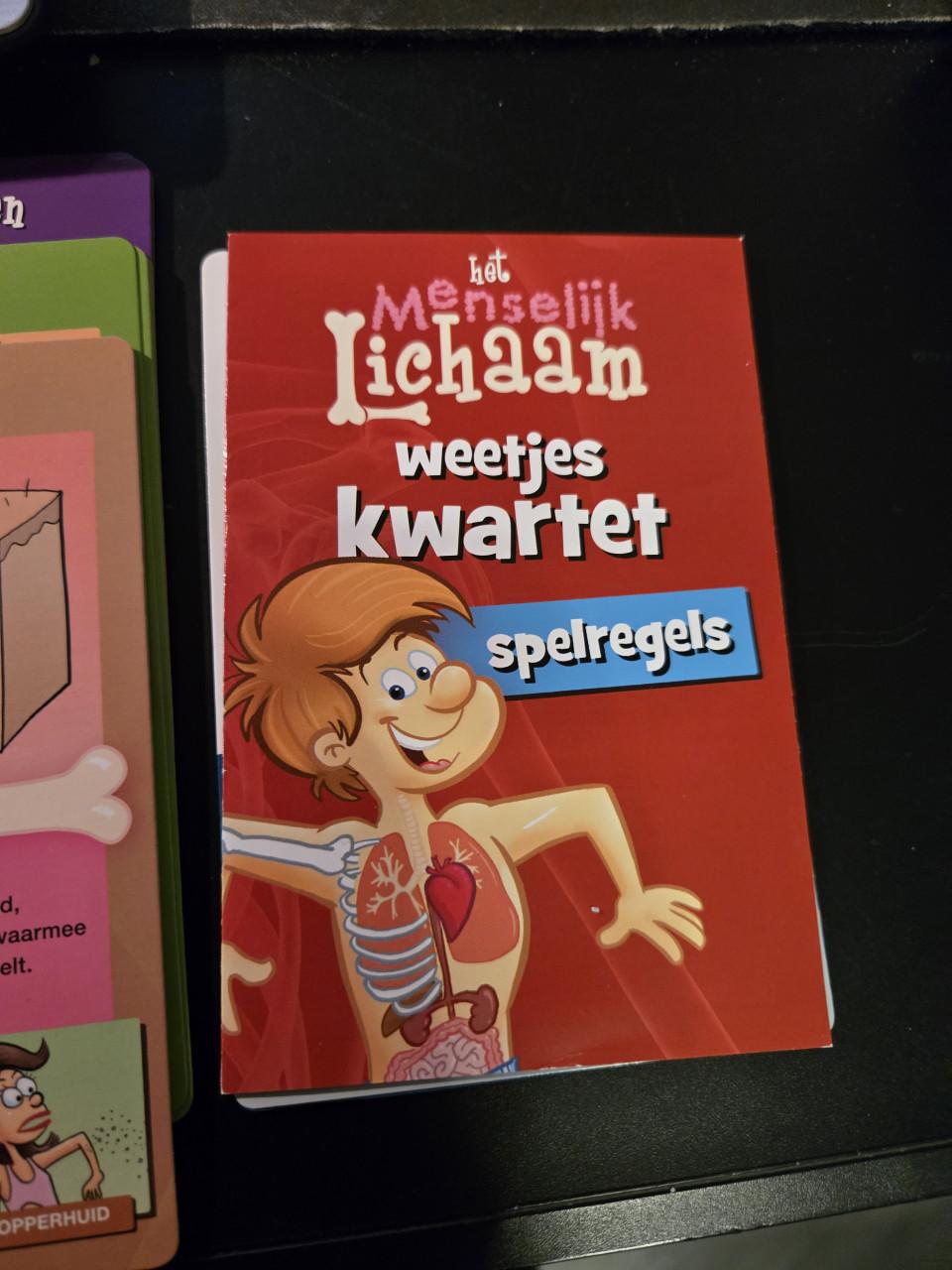 Menselijk Lichaam Weetjes Kwartet van Identity Games.